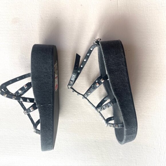 Steven by Steve Madden Studded Gladiator Sandals – Black - Picture 5 of 5